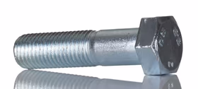 Bright Zinc Plated Bright Zinc Plated Steel, Hex Bolt, M16 x 65mm