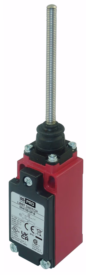RS PRO Coil Spring Limit Switch, 1NO/1NC, IP67, SPDT 1NO/1NC, Die Cast Zinc Housing, 250V ac ac Max, 3A Max