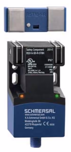 Schmersal RSS16 Series Non-Flush RFID Non-Contact Safety Switch, 26.4V dc, Reinforced Thermoplastic Housing, M12