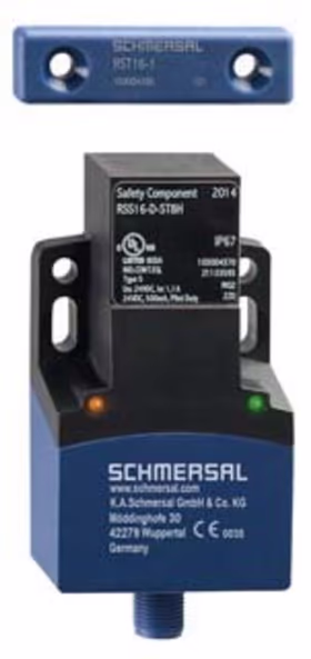 Schmersal RSS16 Series RFID Non-Contact Safety Switch, 26.4V dc, Reinforced Thermoplastic Housing, M12