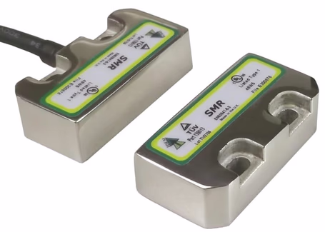 IDEM SMR Series Magnetic Non-Contact Safety Switch, 250V ac, 316 Stainless Steel Housing, 2NC, 2m Cable